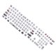 thumbnail image 2 of Teclas PBT de 5 lados con sublimación, 110 teclas, para teclados ópticos mecánicos (inglés y japonés), 2 of 12