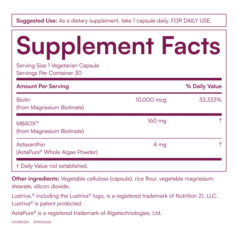 Purity Products MyBiotin ProClinical with Astaxanthin photo 2