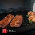 thumbnail image 6 of Nexgrill Premium 29" Charcoal Grill with Side Shelf, 552 SQ In Cooking Space, Adjustable Charcoal Tray, Chimney Air Vent, Warming Rack, Barrel Smoker Grill for Camping, Picnics, and More - 810-0029C, 6 of 8