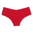 thumbnail image 4 of WZXFASHION Culottes pour Femmes Sans Coutures en V avec Soutien du Ventre pendant la Grossesse, Respirantes, Taille Basse, sous-Vêtements pour Femmes, Rouges, M, 4 of 5