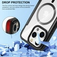 thumbnail image 6 of Phone Case Designed for iPhone 15 Pro Max Case Magnetic Clear, [Compatible with MagSafe] Slim Shockproof Military Protective Phone Cover Case for 15 Pro Max 6.7 inch (Clear Black), 6 of 12