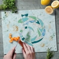 thumbnail image 6 of CounterArt Marble Gecko Tempered Glass Cutting Board, 6 of 7