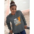 thumbnail image 2 of This Girl Loves Her Welsh Corgi. Sweatshirt Women -Image by Shutterstock, Female Medium, 2 of 4