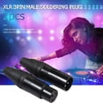 thumbnail image 4 of 2 uds 3Pin XLR hembra macho micrófono Audio Cable enchufe DIY conectores adaptadores Universal Accesorios Electrónicos, 4 of 9