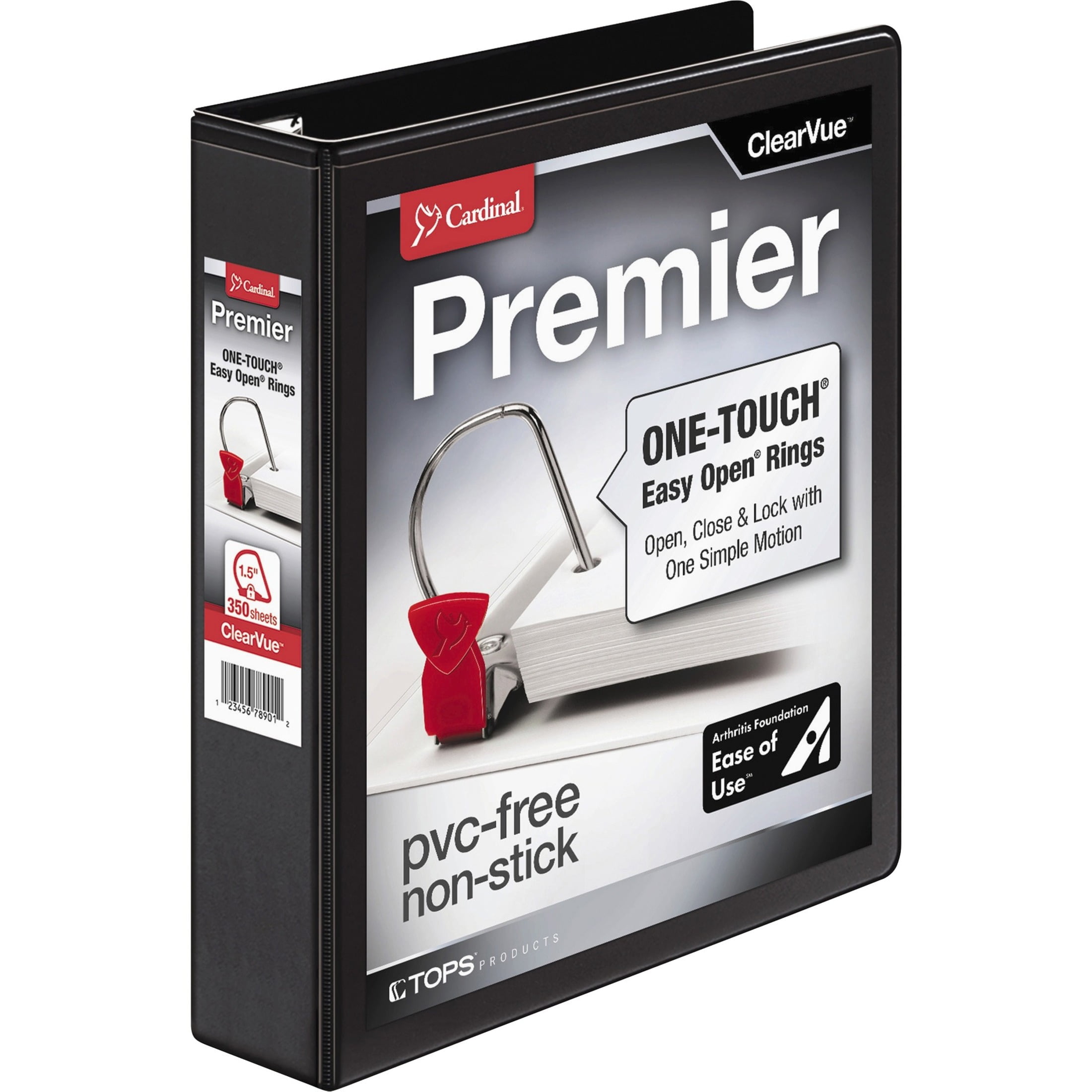 Cardinal EasyOpen Clearvue Slant DRing Binders