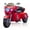 Red, variant on DNWRZCJXY 12V Kids Electric Motorcycle for Ages 3-8 | ASTM/CPC Certified 3-Wheel Ride-On Toy with 1-Hour Battery & Bluetooth|Max 100lbs|White