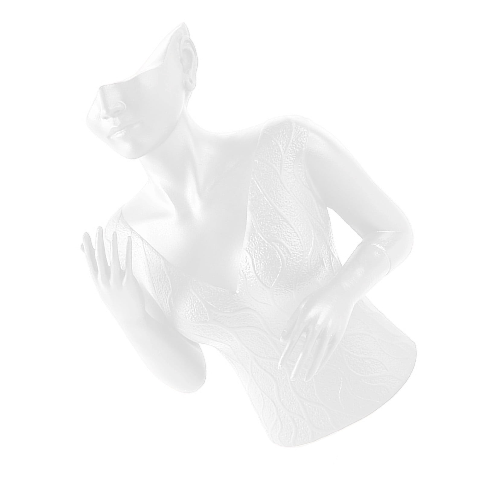 Portable Head Bust Stand Mannequin Decorative Head Mannequin Bust Organizers For Jewelry Display In Retail Settings