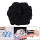 thumbnail image 1 of Hilo Grueso Hugo para Tejer Alfombra DIY Jumbo Negro, 1 of 10