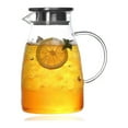 thumbnail image 4 of Hervidor de agua fría para el hogar Hervidor de vidrio transparente Hervidor de té de flores Hervidor de agua fría Hervidor de té de verano de gran capacidad Hervidor de agua fría, 4 of 5