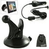 EEEKit 2in1 Kit for Garmin Nuvi GPS, Car Vehicle Windshield Suction Cup Mount Holder + Car Charger Adapter Cord Cable