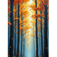 thumbnail image 3 of Autumn Themed Forest Landscape Banner Backdrop Party Decoration Background for Fall Festivals Harvest Celebrations Photography Props and Seasonal Decorations, 3 of 7
