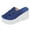 B Blue, variant on Wedge Sandals for Women Platform High Heels Summer Mule on Comfortable Soft Arch Support Sandals