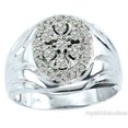 thumbnail image 1 of Mens Gold Ring Diamond 14K White Gold, 1 of 1