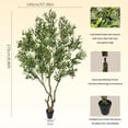 thumbnail image 2 of Olivo artificial VIGGDA Fauk Tree para interiores de 9 pies, 2 of 9