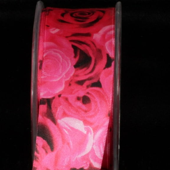 The Ribbon People Perfect Pink Rose Day Wired Craft Ribbon 1.5" x 27 Yards