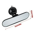 thumbnail image 2 of EIMELI Rear View Mirror Universal Rearview Mirrors Driving Instructor Mirror with Suction Cup 8.7 x 2.6 Inch Anti Glare Rearview Mirror Anti-slip Car Interior Rearview Mirrors for Car SUV, 2 of 7
