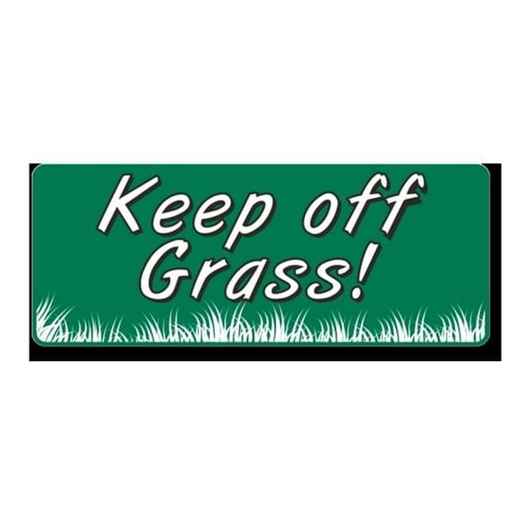 EverMark  Keep Off Grass Clip-On Sign