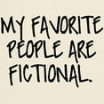 thumbnail image 3 of CafePress - My Favorite People Are Fictional Light T Shirt - Men's Classic Graphic T-Shirt, 3 of 4