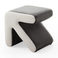 thumbnail image 2 of Multifaceted Bench in Grey Velvet | Can Be Used in Entryway and Balcony | Handmade with High - density Foam | Comfortable and Functional, 2 of 2