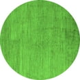 thumbnail image 1 of Ahgly Company Indoor Round Abstract Green Modern Area Rugs, 8' Round, 1 of 4