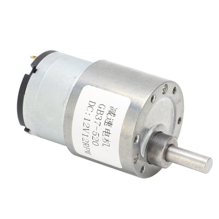 TOPINCN Mini DC Motor,DC Motor 12V 12RPM Reducer Shaft Self‑Locking ...