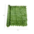 thumbnail image 4 of Valla Artificial De Hojas Valla Artificial De Hojas Valla de hoja verde artificial para paisajismo, valla de rábano verde, decoración de jardín (G), 4 of 7