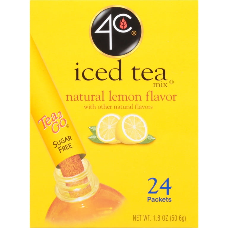 4C Totally Light Natural Lemon Iced Tea Mix, 24 Packets, 6 Pack photo 4