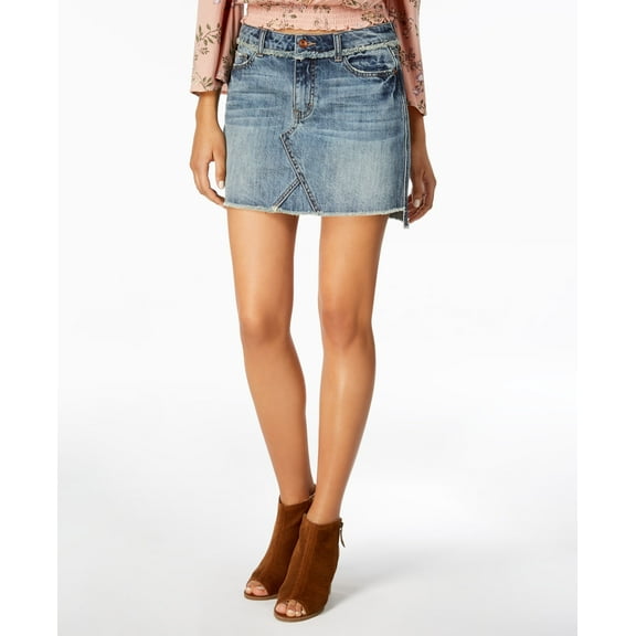 American Rag Juniors Cotton Denim Mini Skirt Hugh 11