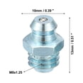 thumbnail image 3 of 25pcs M8x1.25 Car Grease Nipple Fitting Straight 180 Degree Angle Galvanized Steel Grease Zerk Fitting, 3 of 6