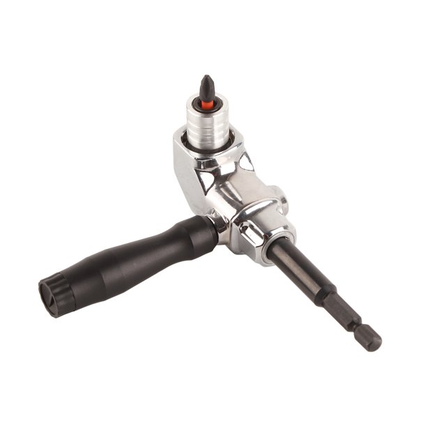 Adaptador de accesorio para taladro inalámbrico Portabrocas de 90 grados Adaptador de accesorio para taladro inalámbrico de 90 grados Portabrocas apretado a mano en ángulo ANGGREK Otros