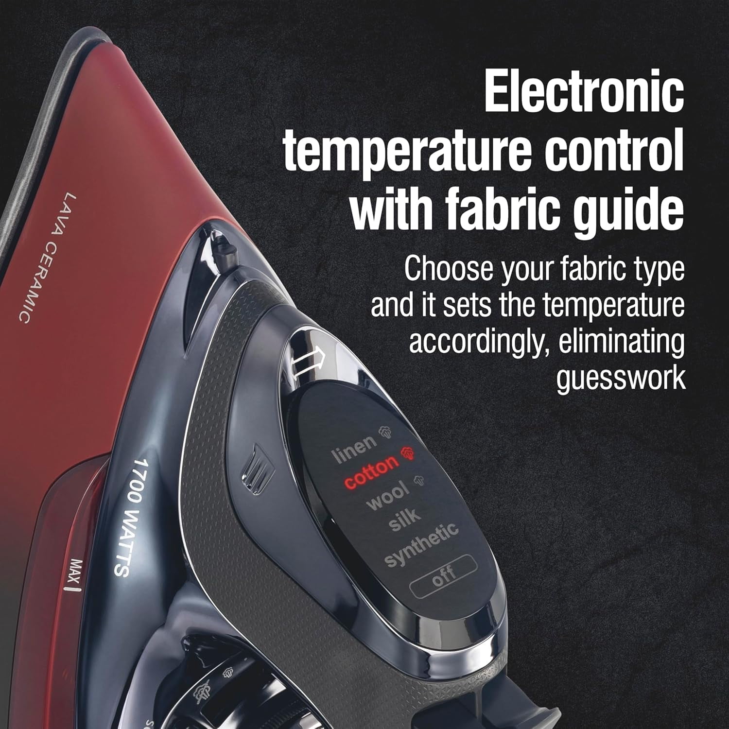 CHI Lava Electronic Iron with Retractable Cord, 13113 - Walmart.ca