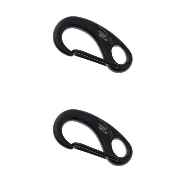 2 piezas de mosquetón universales de material acero inoxidable 316 en apariencia de huevo mosquetón mosquetón para equipo de buceo piscina para Cola Mosquetón con clip a presión