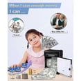 thumbnail image 2 of Electronic Money Saving Box for Kids 5-7 with Password Code Lock for Boys age 8-10-12, Black 26-27s, 2 of 5