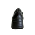 thumbnail image 4 of 24 HOUR COMFORT Malia Wide Width Casual Leather Slip-On Shoes BLACK 8, 4 of 6