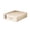 #1 Beige【Storage Box x1】, variant on SouMaox Foldable Storage Bin With Clear Window, Large Stackable Organizer for Bedding Sheet Sets, Blankets, Clothes, Keep Wardrobe Tidy, 4.72" x 12.6" x 14.96" Pink