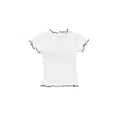 thumbnail image 2 of Topumt Summer Kids Girl Short Sleeve Top Casual Candy Color Embroidered T-shirt, 2 of 2