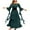 Army Green, variant on Jacenvly New Cocktail Dresses for Women Fashion Women's Spring/Summer Solid Court Long Sleeve Round-Neck Dress Women Formal Dresses Black Xxl