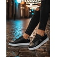 thumbnail image 2 of Tenis Para Mujer Charly® Urbano Casual Jeans Moda Negro negro 24.5, 2 of 8
