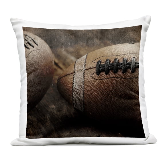 Stupell Industries Be The Ball Football Outdoor Printed Pillow design by Kim Allen, 18 x 7 x 18