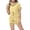 Yellow, variant on Weebloom Kids Pajamas Toddler Girls Boys Short Short Sleeve Button Down Tops And Shorts Casual Outfits Sleepwear Nightwear Pjs Loungewear White 2-3 Years