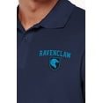 thumbnail image 5 of Harry Potter Ravenclaw Arch Cotton Polo Shirt, Navy, Medium, 5 of 6
