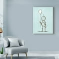 thumbnail image 3 of Trademark Fine Art 'Robot Balloon' Canvas Art by Michael Murdock, 3 of 3