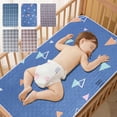 thumbnail image 1 of Bowayaoa Waterproof Washable Bed Pad for Adults, Reusable Incontinence Underpad with Non-Slip Backing, Extra Large 59x39 Inch Mattress Protector for Seniors, Postpartum, Hospital & Home Care, 1 of 7