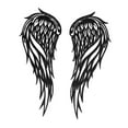 thumbnail image 2 of yotijay 2Pcs Angel Wing Wall Art Iron Ornament Collectible for Home Decor Bedroom Housewarming Living Room Wall Sculpture Wall Mount 45cmx18cm, 2 of 9