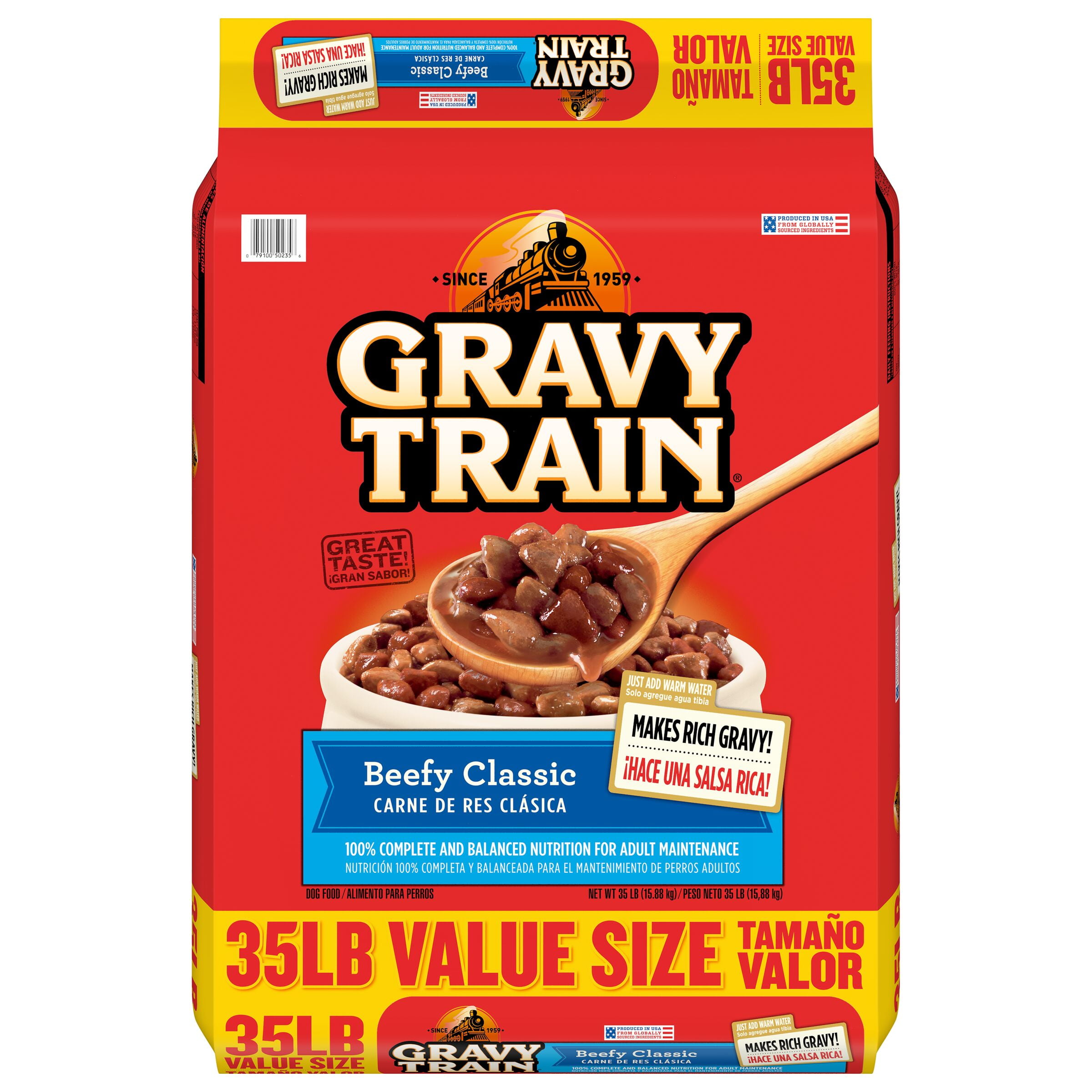 Gravy Train Beefy Classic Dry Dog Food, 35Pound