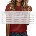 thumbnail image 4 of Frostluinai Christmas Rhinestone Tee Shirts Women Crew Neck Xmas Party Shirt Funny Letter Print Short Sleeve Tshirts S-XXL, 4 of 7