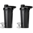 thumbnail image 1 of Shaker Bottles Mr. Pen para mezclas de proteínas, 800 ml, color negro (x2), 1 of 6