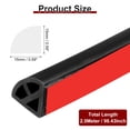 thumbnail image 2 of Moldura Flexible de Cuarto Redondeado de 98 Pulgadas, Trim Pegajoso y Doblable, Negro, 2 of 7