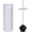 Matte White Reese, variant on Toilet Plunger with Holder for Bathroom - Deep Cleaning - Heavy Duty - Strong Efficient Suction Cup - Household Essentials - Household Supplies
