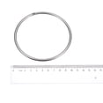 thumbnail image 4 of Unique Bargains Stainless Steel O Rings, 5 Pack 100mm Outer Dia. 4mm Thick Welded O-rings, 4 of 5